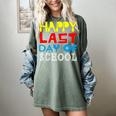 Happy Last Day Of School Graduation Teachers Student Women's Comfort Colors T-Shirt Berry