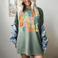 Happy Last Day Of School Groovy Teacher Student Graduation Women's Comfort Colors T-Shirt Berry
