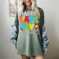 Happy Last Day Of School Teacher Student Graduation Women's Comfort Colors T-Shirt Berry
