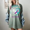 Heart Graphic In Memory Of Aunt Suicide Awareness Prevention Women's Comfort Colors T-Shirt Berry
