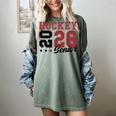 Hockey Senior Night Hockey Senior 2026 Graduation 59 Women's Comfort Colors T-Shirt Berry