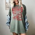 Hotrod Car Automotive Nostalgia Distressed Retro Women's Comfort Colors T-Shirt Berry