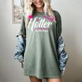 Hotter By One Degree Shirt Graduation For Her Women's Comfort Colors T-Shirt Berry