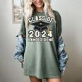 I'm Done With Class Of 2024 Graduation Done Class Of 2024 Women's Comfort Colors T-Shirt Berry