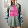 I'm Done Class Of 2024 Pink Girls Women Graduation Women's Comfort Colors T-Shirt Berry