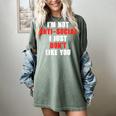I'm Not Antisocial I Just Don't Like You Introvert Women's Comfort Colors T-Shirt Berry