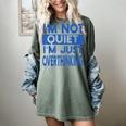 I'm Not Quite I'm Overthinking Introvert Quote Women's Comfort Colors T-Shirt Berry I'm Not Quite I'm Overthinking Introvert Quote Women's Comfort Colors T-Shirt Berry