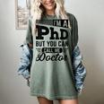 I'm A PhD Call Me Doctor Doctorate Degree Graduation Women's Comfort Colors T-Shirt Berry