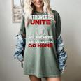 INTP Introverts Unite Anti Social For Men Women Women's Comfort Colors T-Shirt Berry