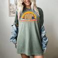Introvert Me Happy Retro Sunset Capybara Tee Women's Comfort Colors T-Shirt Berry