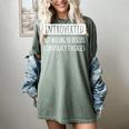 Introvert Introverted Willing To Discuss Conspiracy Theories Women's Comfort Colors T-Shirt Berry Introvert Introverted Willing To Discuss Conspiracy Theories Women's Comfort Colors T-Shirt Berry