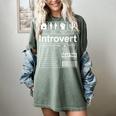 Introvert Label Antisocial Loner Socially Awkward Women's Comfort Colors T-Shirt Berry Introvert Label Antisocial Loner Socially Awkward Women's Comfort Colors T-Shirt Berry