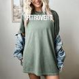 Introvert Person Fitness Gym Workout Fitrovert Women's Comfort Colors T-Shirt Berry