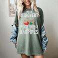 Im An Introvert Unless You Talk About Bagpipes Bagpiper Women's Comfort Colors T-Shirt Berry Im An Introvert Unless You Talk About Bagpipes Bagpiper Women's Comfort Colors T-Shirt Berry