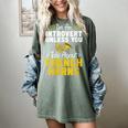 Im Introvert Unless You Talk About French Horns Women's Comfort Colors T-Shirt Berry