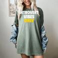 Introvert Vibes Only Women's Comfort Colors T-Shirt Berry