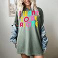 Introvert I Want To Be Alone Retro Wavy Women's Comfort Colors T-Shirt Berry Introvert I Want To Be Alone Retro Wavy Women's Comfort Colors T-Shirt Berry