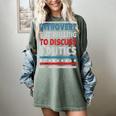 Introvert But Willing To Discuss Politics USA Elections 2024 Women's Comfort Colors T-Shirt Berry