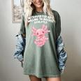Introverted But Willing To Discuss Axolotl Salamander Women's Comfort Colors T-Shirt Berry