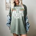 Introverted But Willing To Discuss Plants Gardening Women's Comfort Colors T-Shirt Berry Introverted But Willing To Discuss Plants Gardening Women's Comfort Colors T-Shirt Berry