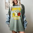 Introverts Unite Introvert Antisocial Anti Social Women's Comfort Colors T-Shirt Berry