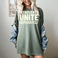 Introverts Unite Separately I Introvert Women's Comfort Colors T-Shirt Berry Introverts Unite Separately I Introvert Women's Comfort Colors T-Shirt Berry