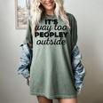 It's Way To Peopley Outside Introvert Women's Comfort Colors T-Shirt Berry It's Way To Peopley Outside Introvert Women's Comfort Colors T-Shirt Berry