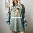 Kids Kids Preschool Nailed It Sloth Graduation Women's Comfort Colors T-Shirt Berry