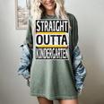 Kids Straight Outta Kindergarten Graduation Women's Comfort Colors T-Shirt Berry