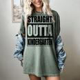 Kids Straight Outta Kindergarten Shirt Boy Girl Graduation Women's Comfort Colors T-Shirt Berry