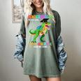 Kindergarten Graduation 1st Here We Come Class 2023 Dinosaur Women's Comfort Colors T-Shirt Berry