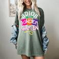 Last Day Of School Adios Kindergarten Graduation Kids Girls Women's Comfort Colors T-Shirt Berry