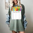 Last Day Of School Sign My Shirt Autograph Graduation Women's Comfort Colors T-Shirt Berry