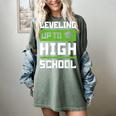 Leveling Up To High School Tee Shirt Gaming Graduation Women's Comfort Colors T-Shirt Berry