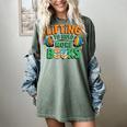 Lifting To Hold More Books Weightlifting Workout Gym Lover Women's Comfort Colors T-Shirt Berry