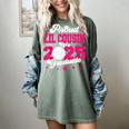 Lil Cousin Of a 2025 Graduate Prom Graduation 25 VolleyBall Women's Comfort Colors T-Shirt Berry