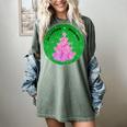In Loving Memory Cancer Christmas Tree Memorial Women's Comfort Colors T-Shirt Berry In Loving Memory Cancer Christmas Tree Memorial Women's Comfort Colors T-Shirt Berry