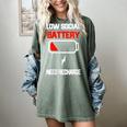 Low Social Battery Need Recharge Introvert Self-Care Women's Comfort Colors T-Shirt Berry