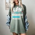 LPN In Progress Loading Future Nurse Graduation Lover Women's Comfort Colors T-Shirt Berry