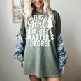 Masters Degree Art For Women Girls Masters Degree Graduation Women's Comfort Colors T-Shirt Berry