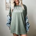 Med School Survivor Medical Women Graduation Women's Comfort Colors T-Shirt Berry