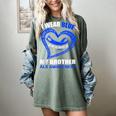 In My Memory Of My Brother ALS AWARENESS Women's Comfort Colors T-Shirt Berry In My Memory Of My Brother ALS AWARENESS Women's Comfort Colors T-Shirt Berry