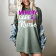 Memory Care Nurse Medical Assistant RN Student Women's Comfort Colors T-Shirt Berry Memory Care Nurse Medical Assistant RN Student Women's Comfort Colors T-Shirt Berry