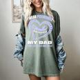In My Memory Of My Dad STOMACH CANCER AWARENESS Women's Comfort Colors T-Shirt Berry