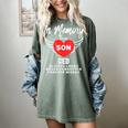 In Memory Of Son Ced Customized Personalized Memorial Women's Comfort Colors T-Shirt Berry
