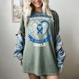 In Memory Of Uncle Colon Cancer Awareness Memorial Women's Comfort Colors T-Shirt Berry