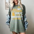 My Mom Did It And She Did It For Me Graduation Graduate Women's Comfort Colors T-Shirt Berry