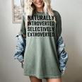 Naturally Introverted Selectively ExtrovertedIntrovert Joke Women's Comfort Colors T-Shirt Berry Naturally Introverted Selectively ExtrovertedIntrovert Joke Women's Comfort Colors T-Shirt Berry
