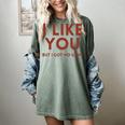 I Like You But Got No Game Introvert Minimalist Joke Women's Comfort Colors T-Shirt Berry