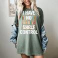 I Have No Shelf Control Read Book Reading Librarian Women's Comfort Colors T-Shirt Berry